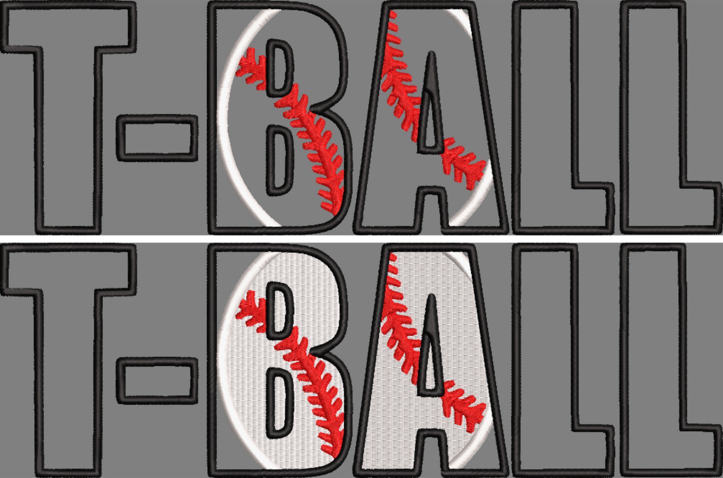 T-BALL FILL/APPLIQUE BUNDLE