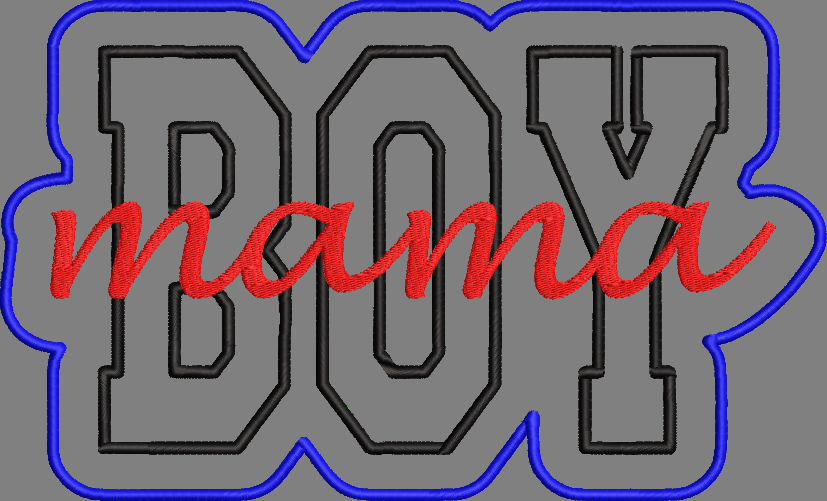 BOY MAMA APPLIQUE