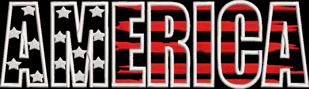 AMERICA APPLIQUE 2 (7 INHES)