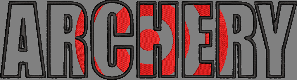 ARCHERY APPLIQUE