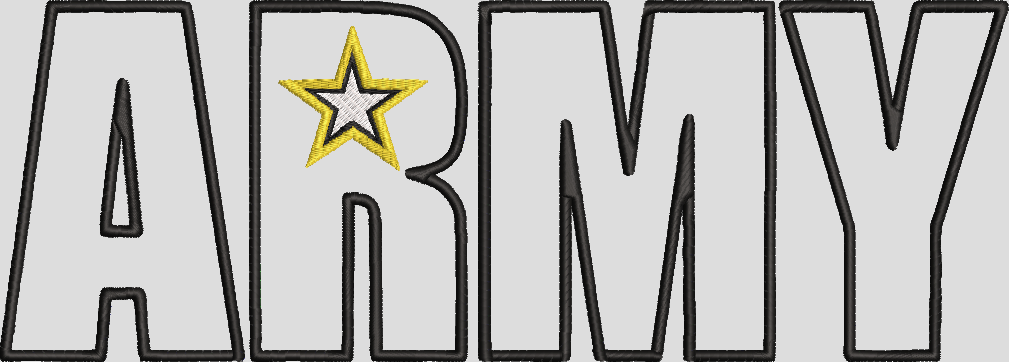 ARMY APPLIQUE