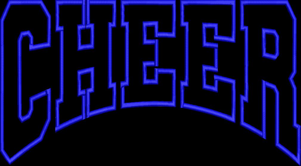CHEER APPLIQUE CURVE