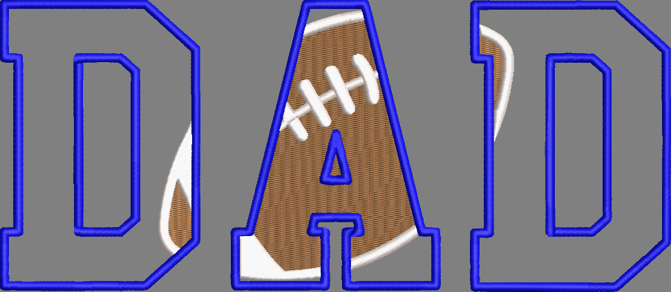 DAD FOOTBALL FILL
