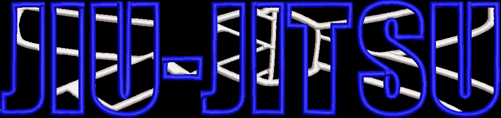 JIU-JITSU APPLLIQUE
