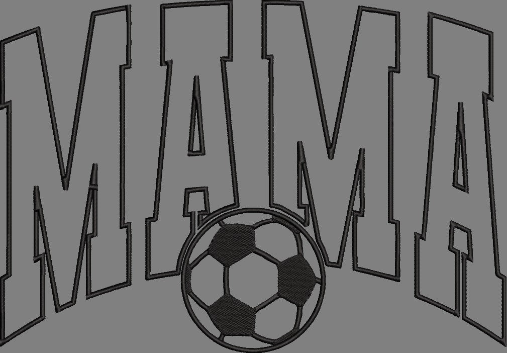 MAMA SOCCER APPLIQUE
