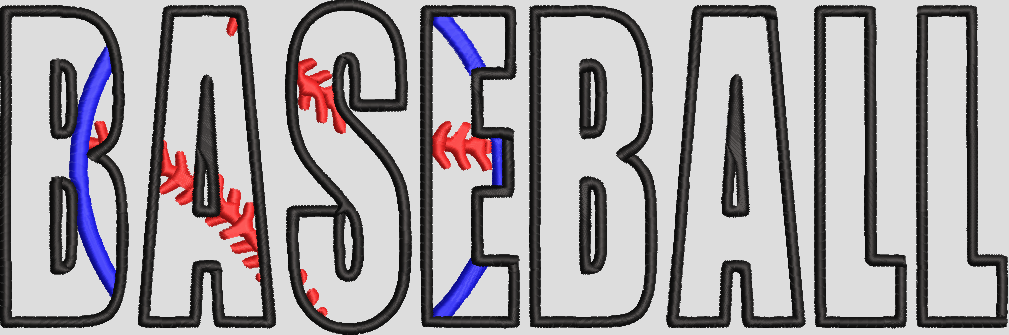 BASEBALL APPLIQUE
