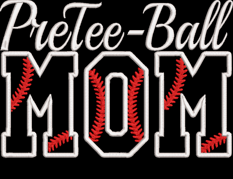 PRETEE-BALL SPORTS MOM APPLIQUE