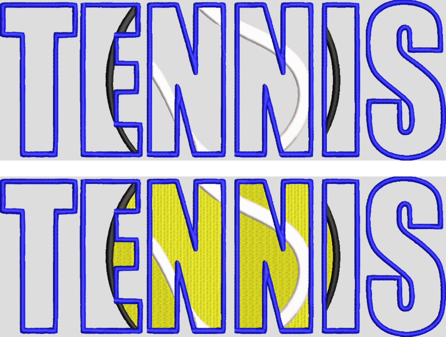 TENNIS FILL/APPLIQUE BUNDLE
