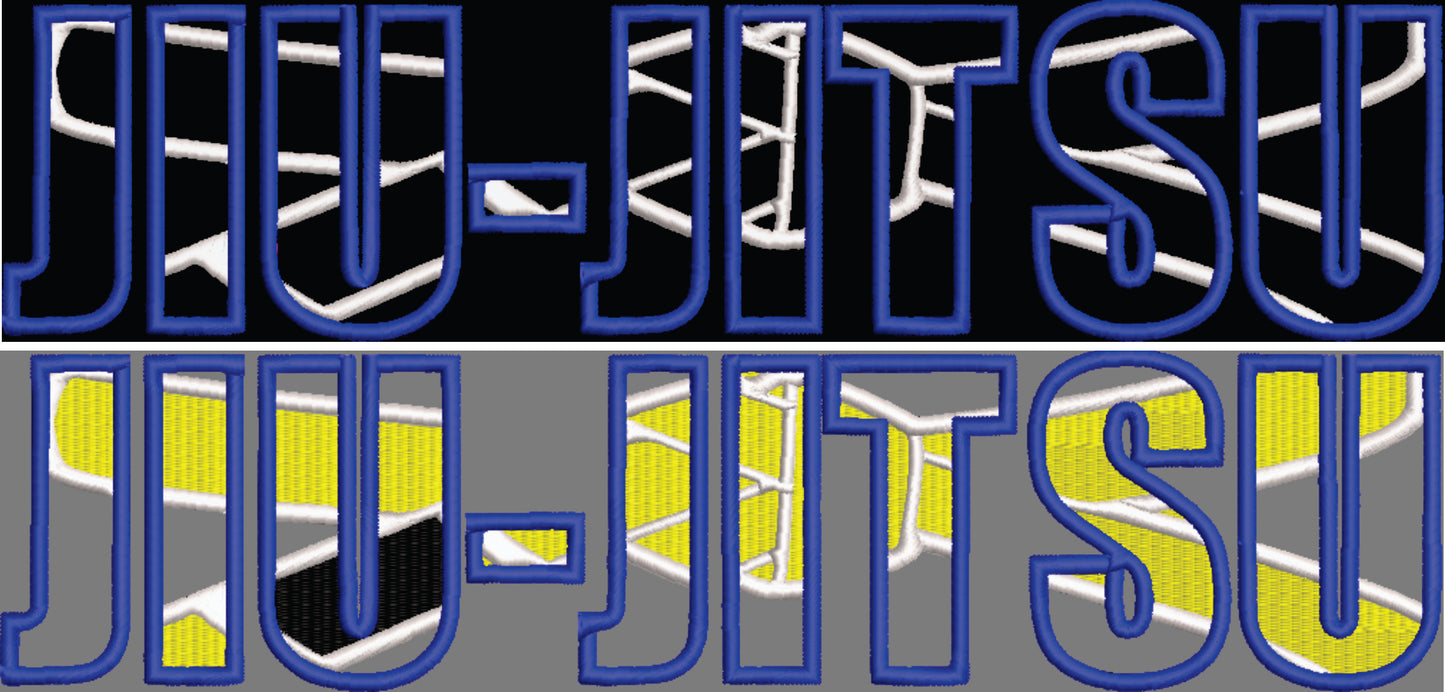 JIU-JITSU APPLIQUE/FILL 7 INCH BUNDLE