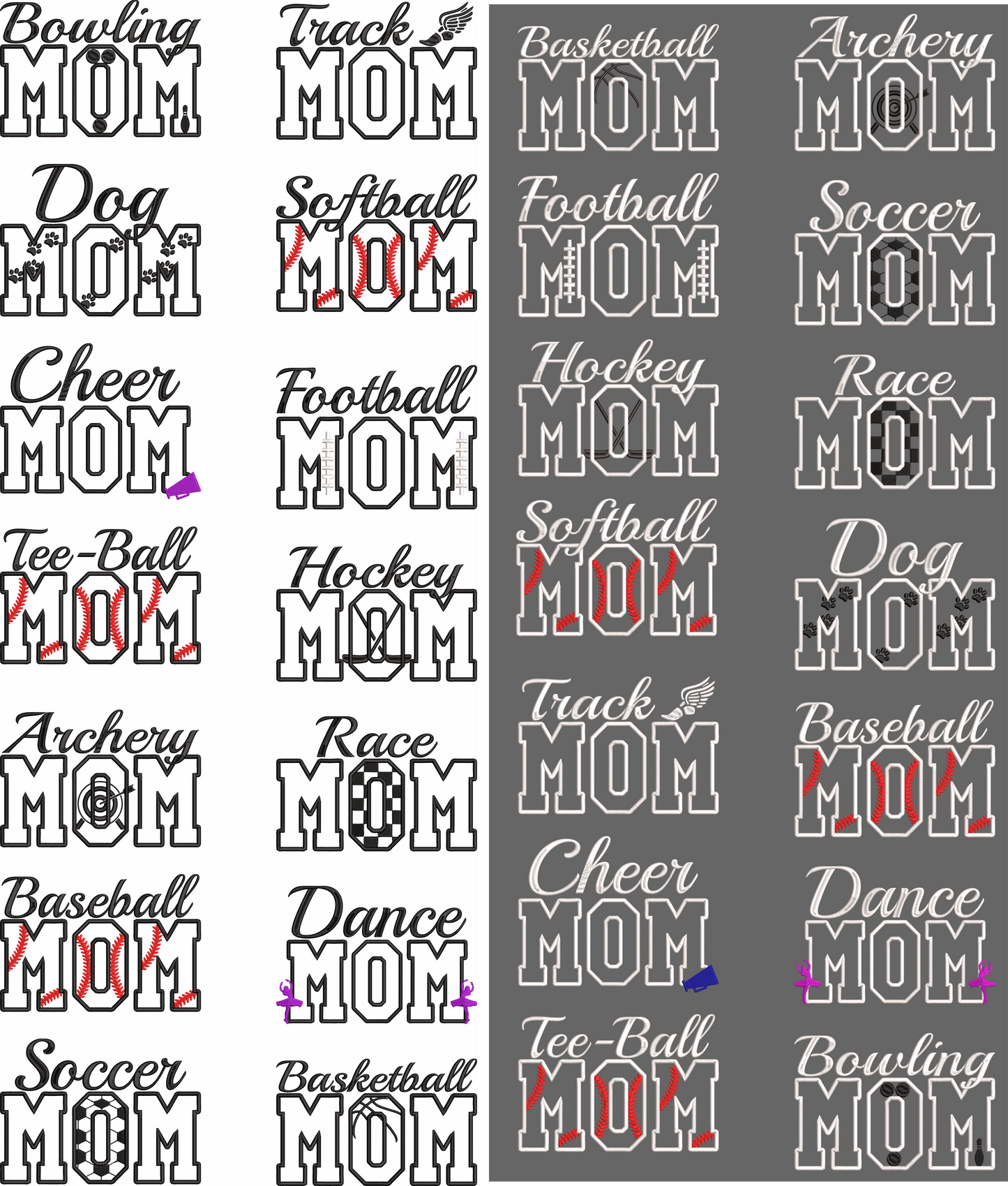 DTF/SUBLIMATION SPORTS MOM BUNDLE