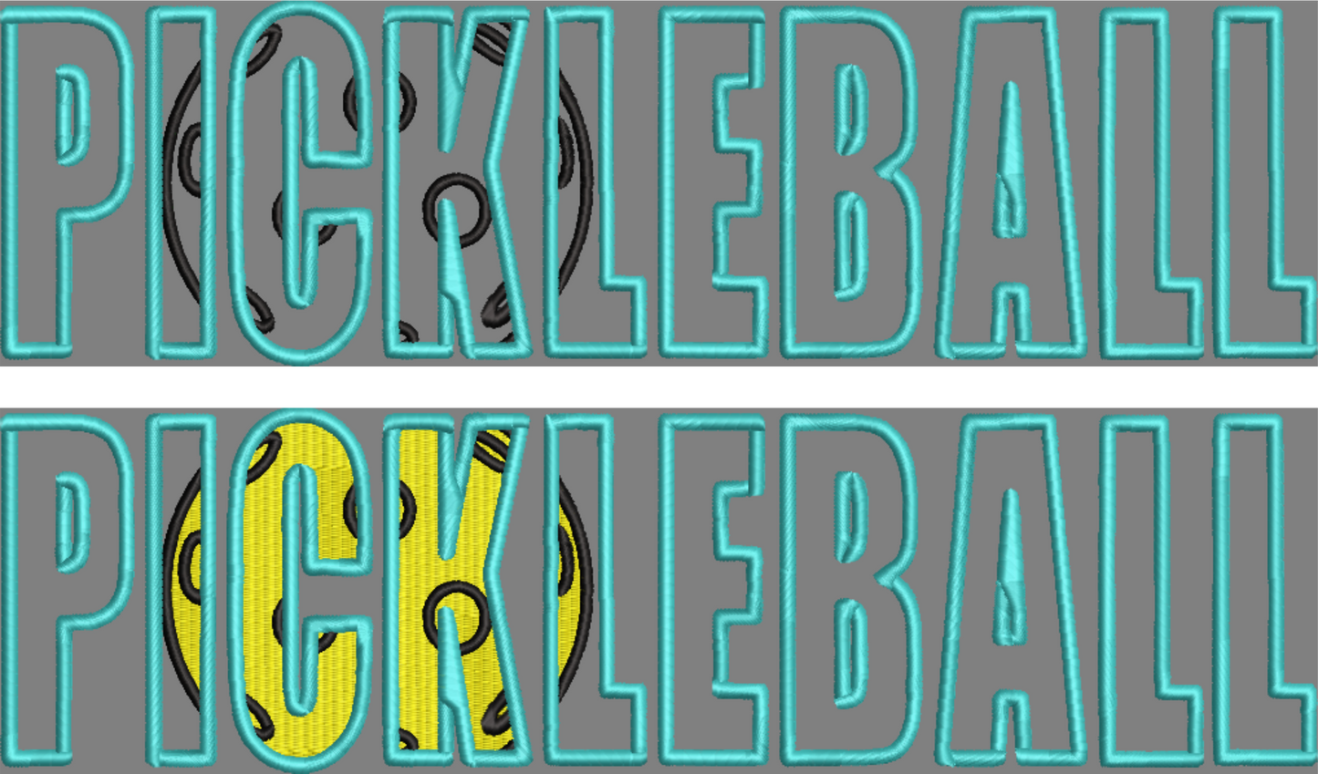 PICKLEBALL APPLIQUE/FILL